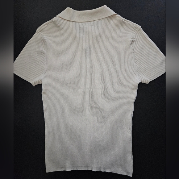 NWT - Silk Blend "Grace Knitwear" Off White Jersey - Size XL - Picture 6 of 8